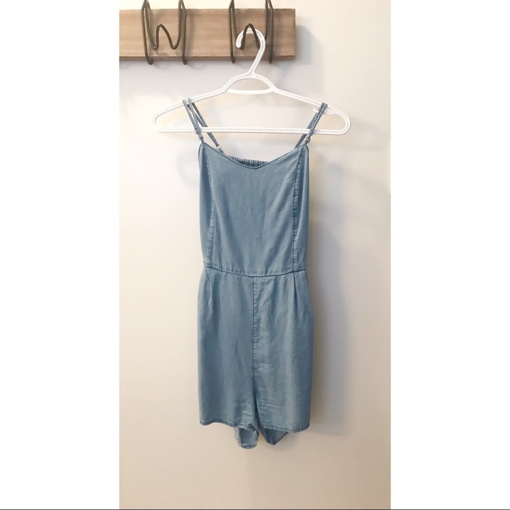 Garage Denim Style Romper - Picture 1 of 2